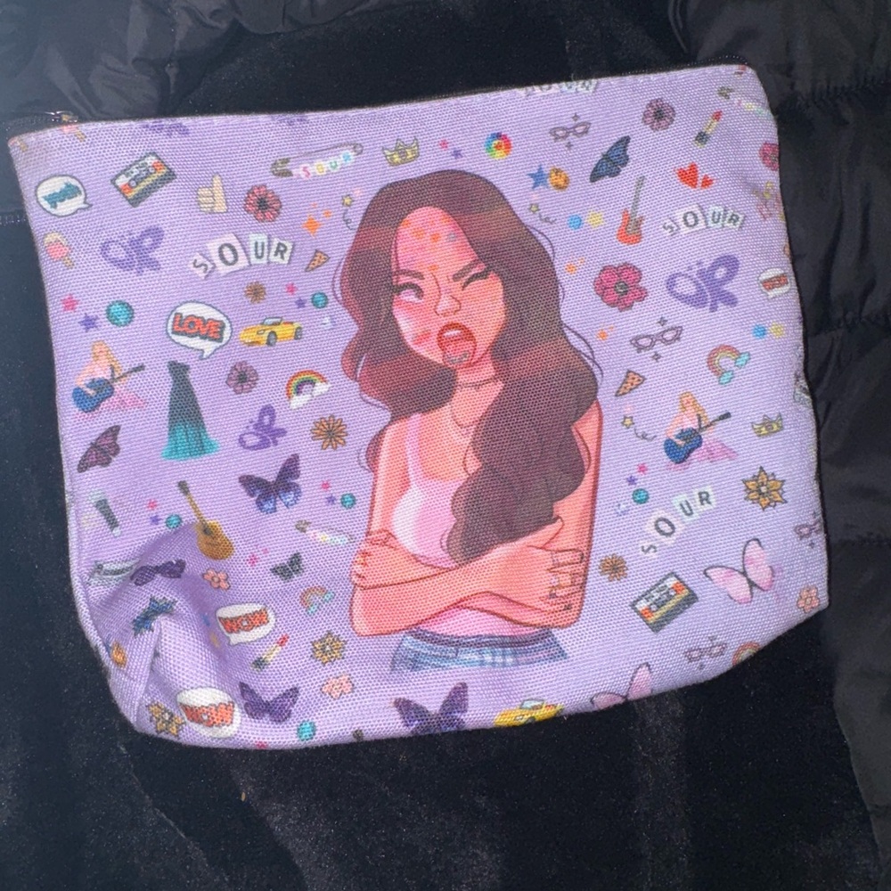 Stylish Purple Graphic Women's Bag